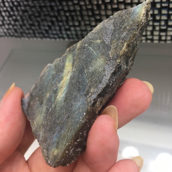 Gorgeous Canadian 3” Labradorite Crystal Specimen - Picture 6 of 10